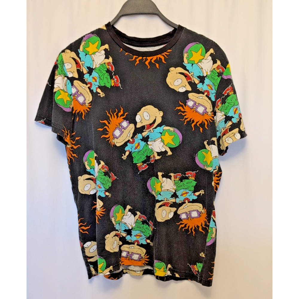 Nikolodeon rug rats M 2021 small hole t shirt all over graphic